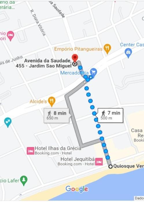 Apartamento No Guaruja - 500M Da Praia Da Enseada 외부 사진